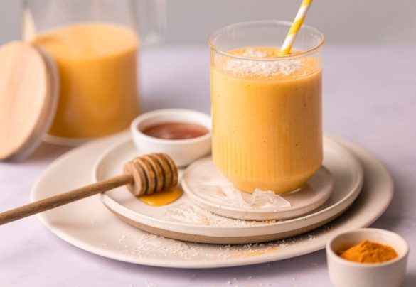 Milkshake mangue coco ananas
