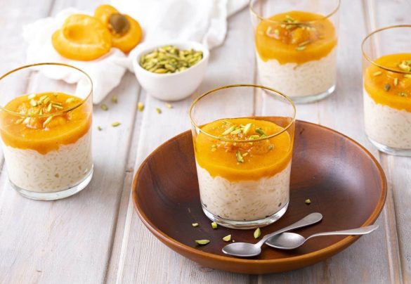 Riz au lait abricots