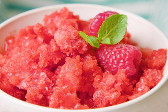 Granité fraises framboises