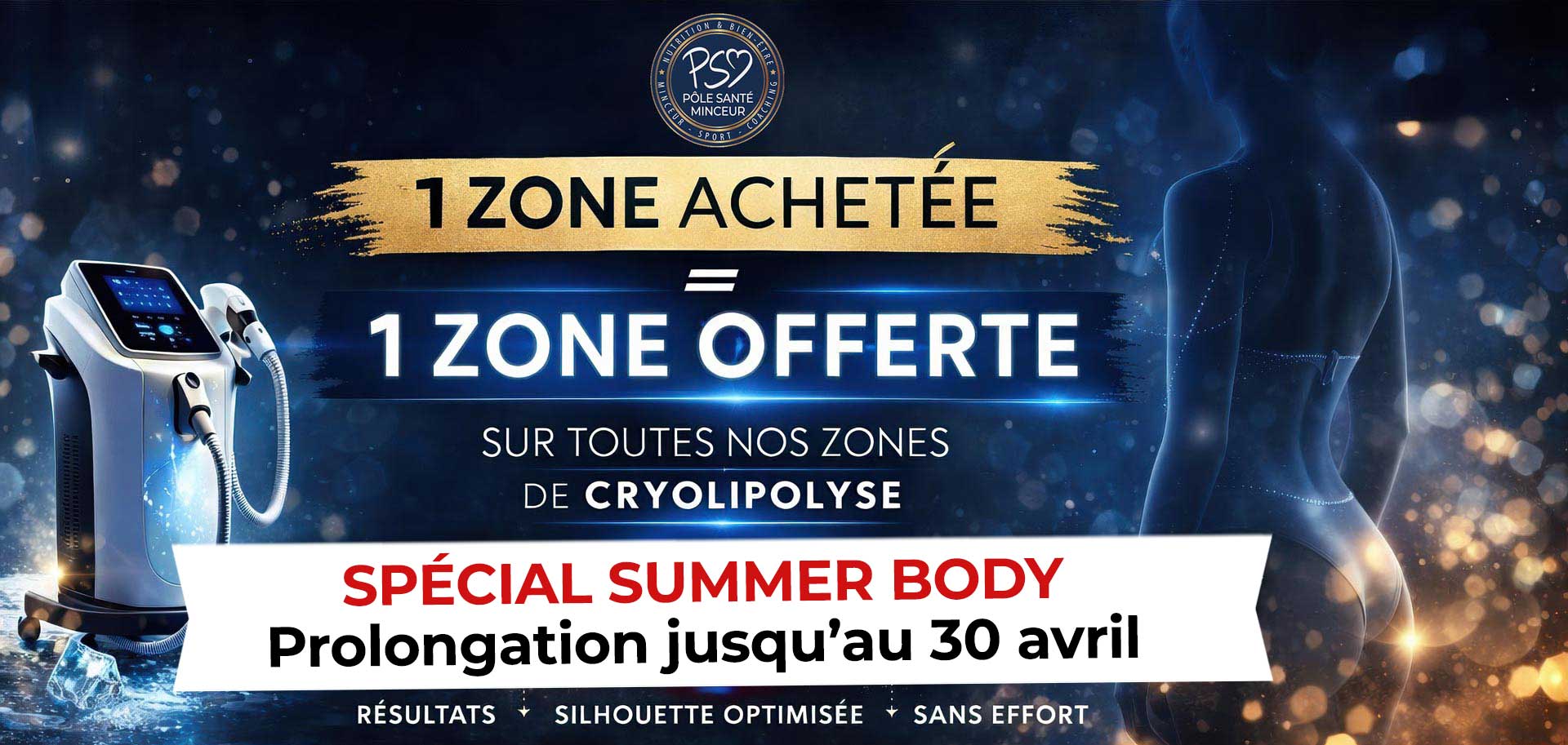 prolongation promo cryolipolyse avril 2026